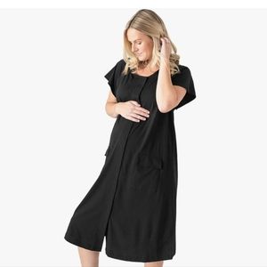 Kindred Bravely Universal Labor & Delivery Gown - Black